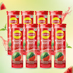 Metabolism Boost Tablets | Green Tea & Apple Cider Vinegar - Watermelon Flavor (Pack of 8 tubes)