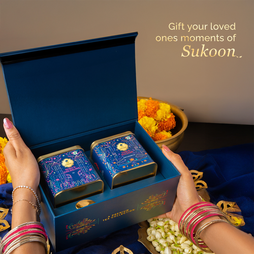 Sur-e-Pudina Premium Flavored Tea Tin (500g) | Parsi Mint Tea by Taj Mahal Tea