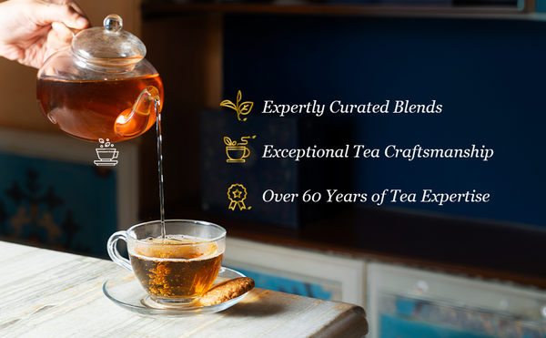 Ghazal Assorted Tea Gift Box with Spoon (100g * 2 Premium Flavored Teas) | Taj Mahal Tea