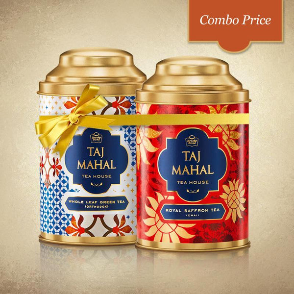 Sur-e-Gulab Premium Flavored Tea Tin (500g) | Deccan Rose by Taj Mahal Tea